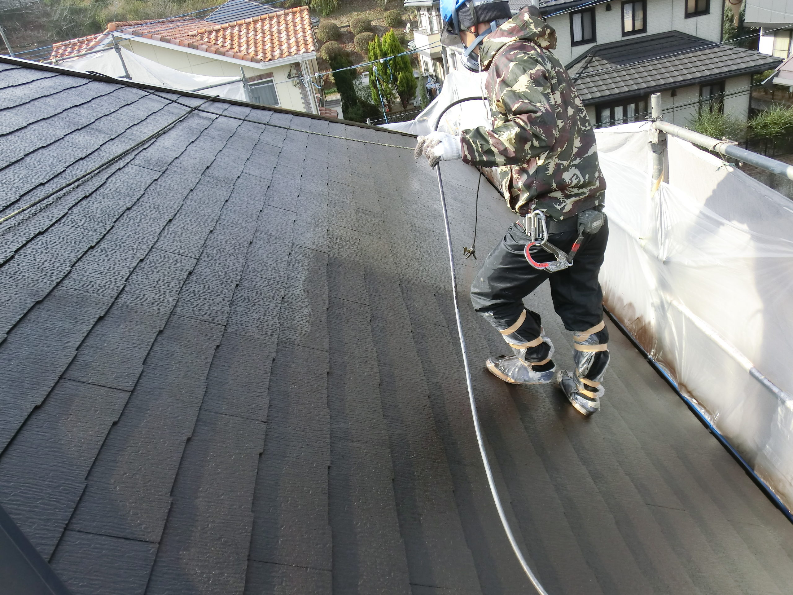 屋根塗装工事